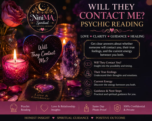 Will They Contact Me Egg Reading | Love Psychic Reading, No Contact & Communication Energy, Relationship Insight, Same Day, Photo Proof