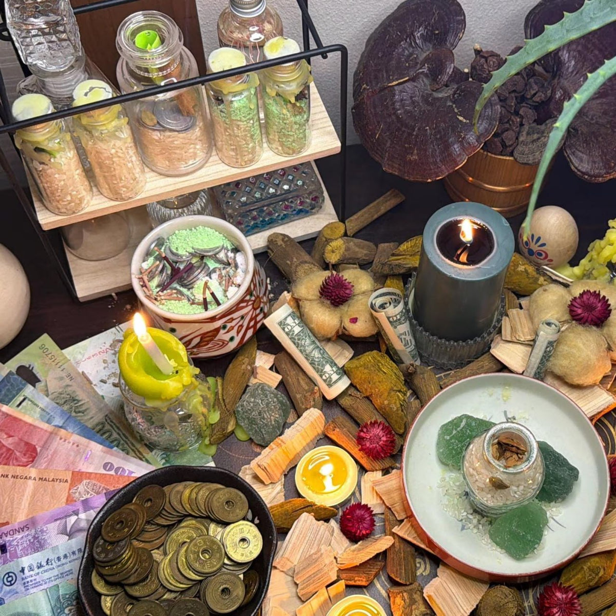 Powerful Money Spell Jar | Personalized Abundance, Prosperity & Money Attraction Ritual