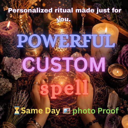 Custom Spell Service | Personalized Energy Ritual Tailored to Your Intentions